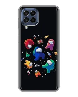 Чехол для Samsung Galaxy M53 (5G) (M536B) с картинкой «Among Us космос»