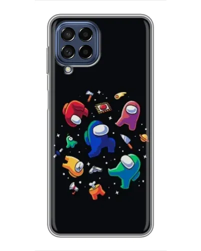 Чехол для Samsung Galaxy M53 (5G) (M536B) с картинкой «Among Us космос»