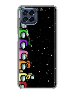 Чехол для Samsung Galaxy M53 (5G) (M536B) с картинкой «Команда Among Us»