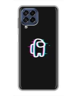 Чехол для Samsung Galaxy M53 (5G) (M536B) с картинкой «Among Us неон»