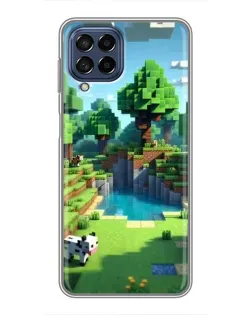 Чехол для Samsung Galaxy M53 (5G) (M536B) с картинкой «Minecraft летний день»
