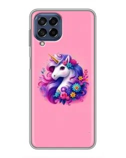Чехол для Samsung Galaxy M53 (5G) (M536B) с картинкой «Сказочный единорог»