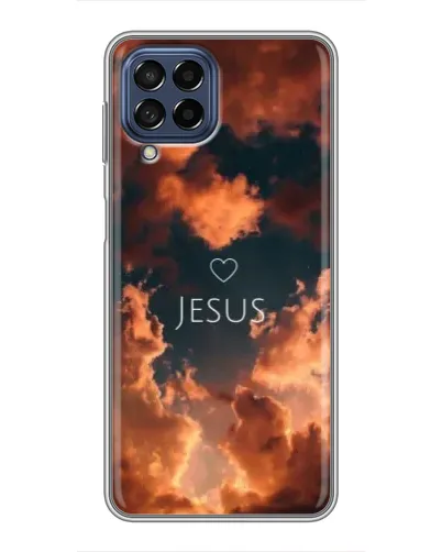 Чехол для Samsung Galaxy M53 (5G) (M536B) с картинкой «Сияние Имени Jesus»