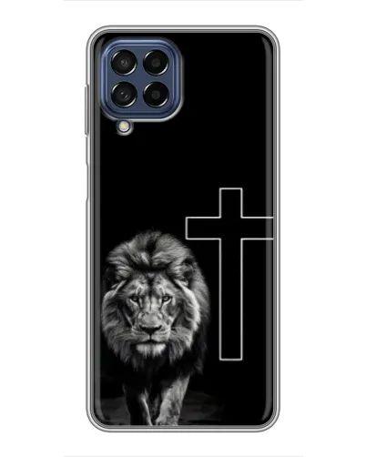 Чехол для Samsung Galaxy M53 (5G) (M536B) с картинкой «Лев и Крест»