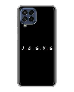 Чехол для Samsung Galaxy M53 (5G) (M536B) с картинкой «Точки веры J.E.S.U.S.»