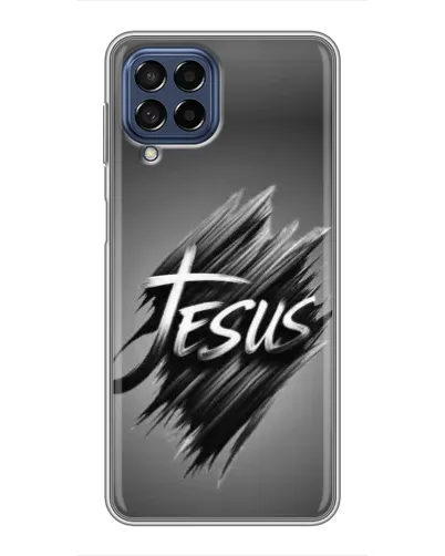 Чехол для Samsung Galaxy M53 (5G) (M536B) с картинкой «Надпись Jesus Graffiti»