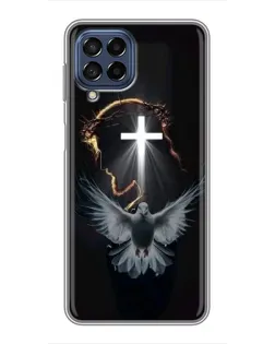 Чехол для Samsung Galaxy M53 (5G) (M536B) с картинкой «Голубь и Свет»