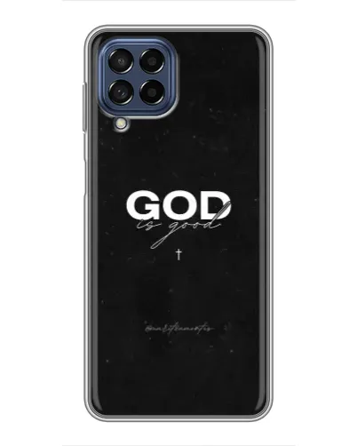 Чехол для Samsung Galaxy M53 (5G) (M536B) с картинкой «GOD — Бог над всем»