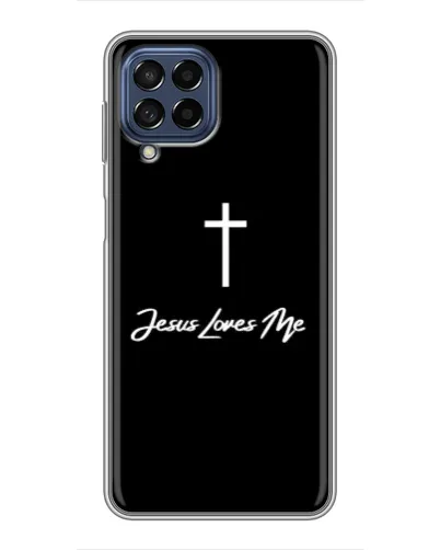 Чехол для Samsung Galaxy M53 (5G) (M536B) с картинкой «Иисус любит тебя»