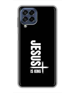 Чехол для Samsung Galaxy M53 (5G) (M536B) с картинкой «Вертикаль веры Jesus»