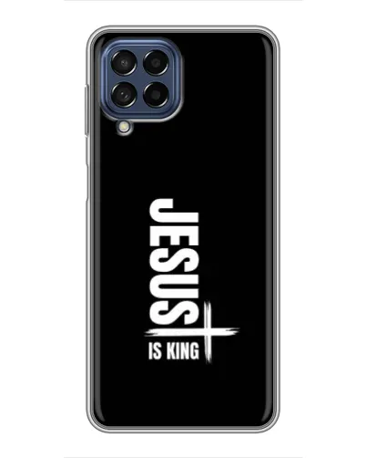Чехол для Samsung Galaxy M53 (5G) (M536B) с картинкой «Вертикаль веры Jesus»