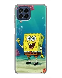 Чехол для Samsung Galaxy M53 (5G) (M536B) с картинкой «Подводный привет»