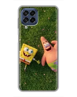 Чехол для Samsung Galaxy M53 (5G) (M536B) с картинкой «Друзья на лужайке»