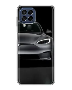 Чехол для Samsung Galaxy M53 (5G) (M536B) с картинкой «Tesla Model S Look»