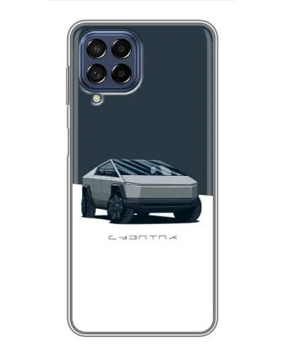Чехол для Samsung Galaxy M53 (5G) (M536B) с картинкой «Серебристый Cybertruck Tesla» Чехол для Samsung Galaxy M53 (5G) (M536B) с картинкой «Серебристый Cybertruck Tesla»