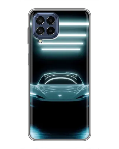 Чехол для Samsung Galaxy M53 (5G) (M536B) с картинкой «Tesla в неоне» Чехол для Samsung Galaxy M53 (5G) (M536B) с картинкой «Tesla в неоне»