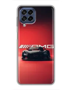 Чохол для Samsung Galaxy M53 (5G) (M536B) з картинкою «Mercedes AMG — червона лінія»