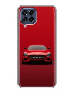 Чохол для Samsung Galaxy M53 (5G) (M536B) з картинкою «Червоний Mercedes AMG»