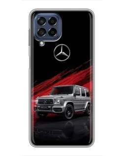Чохол для Samsung Galaxy M53 (5G) (M536B) з картинкою «Mercedes G-Class червоний»