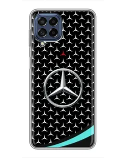 Чохол для Samsung Galaxy M53 (5G) (M536B) з картинкою «Mercedes — бірюзовий акцент»