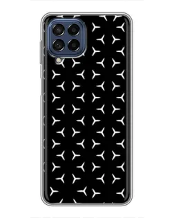 Чохол для Samsung Galaxy M53 (5G) (M536B) з картинкою «Mercedes паттерн зірок»