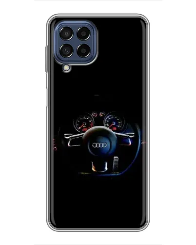 Чохол для Samsung Galaxy M53 (5G) (M536B) з картинкою «Салон Audi — кермо»