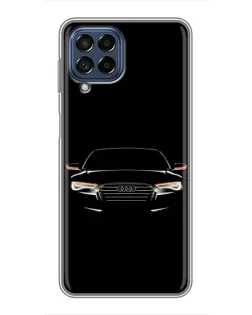 Чохол для Samsung Galaxy M53 (5G) (M536B) з картинкою «Audi — нічний контур»