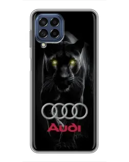 Чохол для Samsung Galaxy M53 (5G) (M536B) з картинкою «Пантера та Audi»