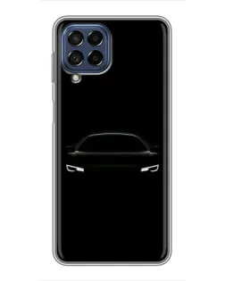 Чохол для Samsung Galaxy M53 (5G) (M536B) з картинкою «Погляд Audi у темряві»