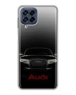 Чохол для Samsung Galaxy M53 (5G) (M536B) з картинкою «Audi — градієнтний контур»