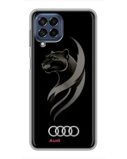 Чохол для Samsung Galaxy M53 (5G) (M536B) з картинкою «Графіка — пантера та Audi»