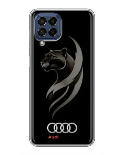 Чохол для Samsung Galaxy M53 (5G) (M536B) з картинкою «Графіка — пантера та Audi»