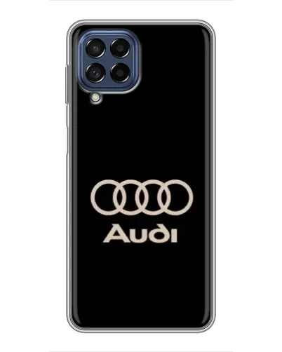 Чохол для Samsung Galaxy M53 (5G) (M536B) з картинкою «Audi — золотий логотип»