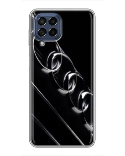Чохол для Samsung Galaxy M53 (5G) (M536B) з картинкою «Audi — абстрактні кільця»