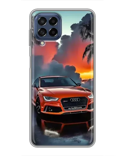 Чохол для Samsung Galaxy M53 (5G) (M536B) з картинкою «Audi — захід сонця»