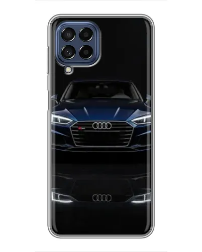 Чохол для Samsung Galaxy M53 (5G) (M536B) з картинкою «Audi — нічне відображення»