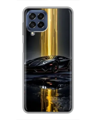 Чехол для Samsung Galaxy M53 (5G) (M536B) с картинкой «Ночной Lamborghini драйв»