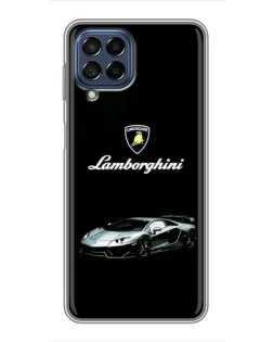 Чехол для Samsung Galaxy M53 (5G) (M536B) с картинкой «Логотип Lamborghini классика»