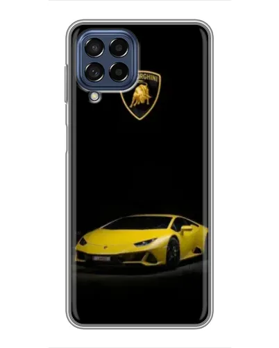 Чехол для Samsung Galaxy M53 (5G) (M536B) с картинкой «Lamborghini желтый акцент»