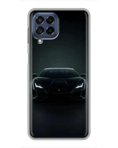 Чехол для Samsung Galaxy M53 (5G) (M536B) с картинкой «Черный Lamborghini Aventador»