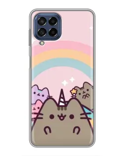 Чехол для Samsung Galaxy M53 (5G) (M536B) с картинкой «Единорог Pusheen»