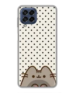 Чехол для Samsung Galaxy M53 (5G) (M536B) с картинкой «Пушин в горошек»