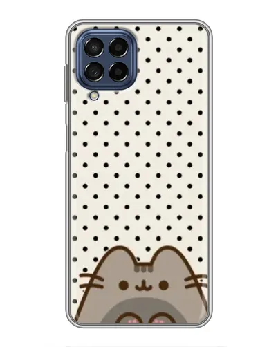 Чехол для Samsung Galaxy M53 (5G) (M536B) с картинкой «Пушин в горошек»