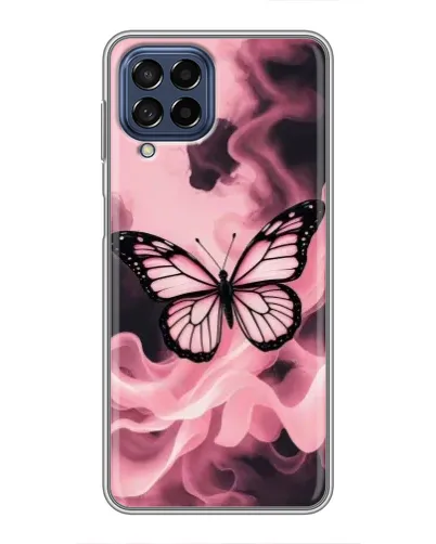 Чехол для Samsung Galaxy M53 (5G) (M536B) с картинкой «Бабочка в дыму»