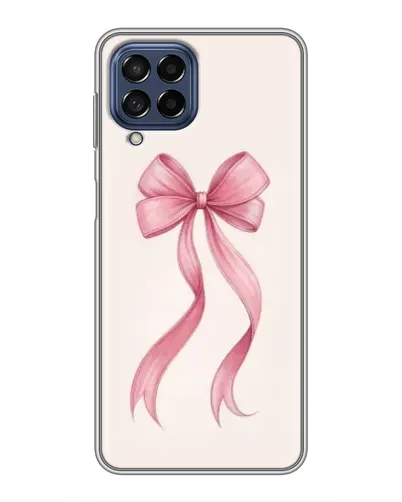 Чехол для Samsung Galaxy M53 (5G) (M536B) с картинкой «Розовый бант»
