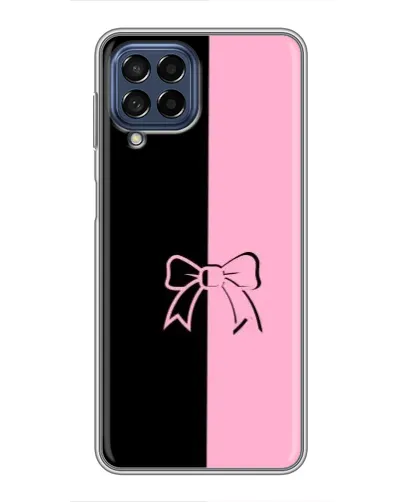 Чехол для Samsung Galaxy M53 (5G) (M536B) с картинкой «Половинки банта»