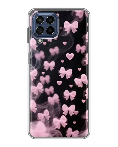 Чехол для Samsung Galaxy M53 (5G) (M536B) с картинкой «Неоновое кружево»
