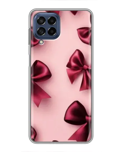 Чехол для Samsung Galaxy M53 (5G) (M536B) с картинкой «Бордовый атлас»