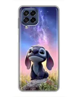 Чехол для Samsung Galaxy M53 (5G) (M536B) с картинкой «Стич на рассвете»