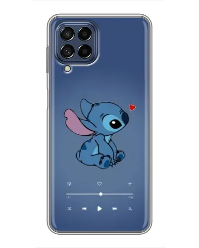 Чехол для Samsung Galaxy M53 (5G) (M536B) с картинкой «Музыкальный Stitch»
